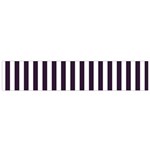 Vertical Stripes - White and Dark Purple Flano Scarf (Small)