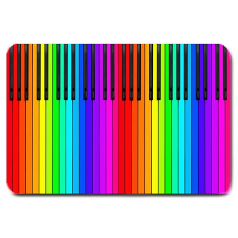 Rainbow Piano Keyboard  Large Doormat from ArtsNow.com 30 x20  Door Mat