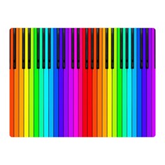 Rainbow Piano Keyboard  Double Sided Flano Blanket (Mini) from ArtsNow.com 35 x27  Blanket Front