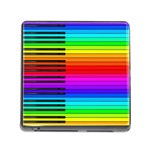 Rainbow Piano Keyboard  Memory Card Reader (Square)