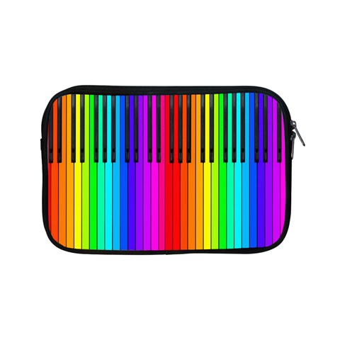 Rainbow Piano Keyboard  Apple iPad Mini Zipper Case from ArtsNow.com Front