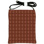 Milk Chocolate Block  Shoulder Sling Bag