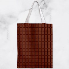 Milk Chocolate Block  Zipper Classic Tote Bag from ArtsNow.com Front