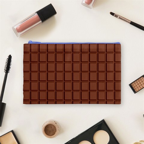 Milk Chocolate Block  Cosmetic Bag (Medium) from ArtsNow.com Front