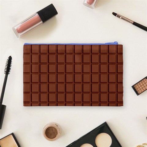 Milk Chocolate Block  Cosmetic Bag (Medium) from ArtsNow.com Back