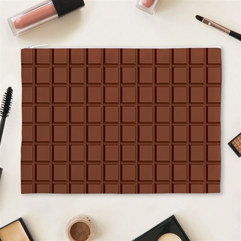 Milk Chocolate Block  Cosmetic Bag (XL) from ArtsNow.com Front