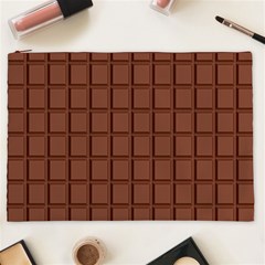 Novelty Milk Chocolate Block Cosmetic Bag (XXL) from ArtsNow.com Front