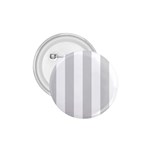 Vertical Stripes - White and Light Gray 1.75  Button