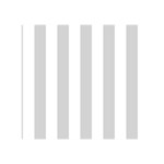 Vertical Stripes - White and Light Gray Greeting Card 5  x 7 