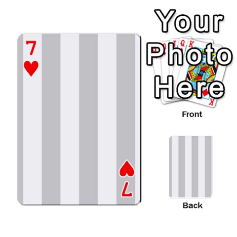 Vertical Stripes Front - Heart7