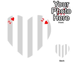 Vertical Stripes Front - Heart2