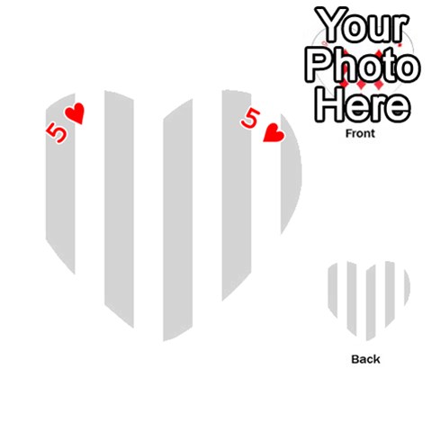 Vertical Stripes Front - Heart5