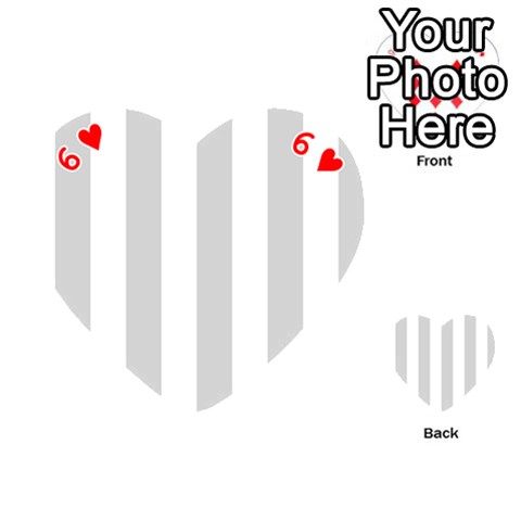 Vertical Stripes Front - Heart6