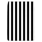 Vertical Stripes - White and Black Removable Flap Cover (L)