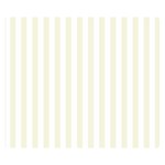 Vertical Stripes - White and Beige Double Sided Flano Blanket (Small)