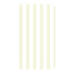 Vertical Stripes - White and Beige Memory Card Reader (Rectangular)