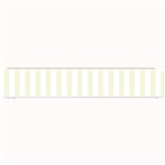 Vertical Stripes - White and Beige Small Bar Mat