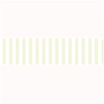 Vertical Stripes - White and Beige Medium Bar Mat