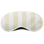 Vertical Stripes - White and Beige Sleeping Mask