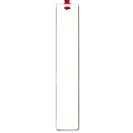 Vertical Stripes - White and Beige Large Book Mark