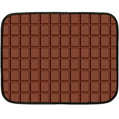 Milk Chocolate Block Double Sided Fleece Blanket (Mini) from ArtsNow.com 35 x27  Blanket Front