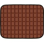 Milk Chocolate Block Double Sided Fleece Blanket (Mini)