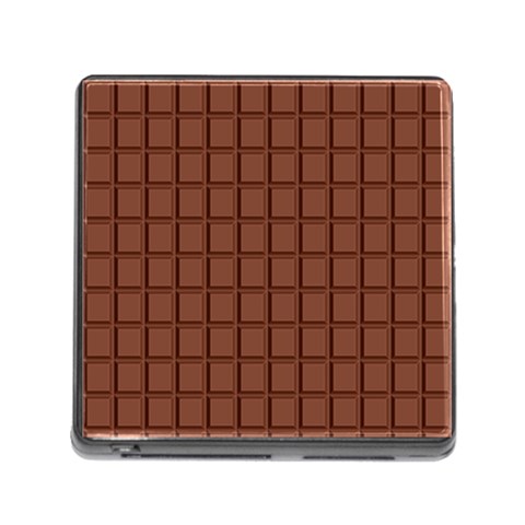 Milk Chocolate Block Memory Card Reader (Square) from ArtsNow.com Front