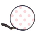 Polka Dots - Pale Pink on White Classic 20-CD Wallet