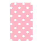 Polka Dots - White on Cherry Blossom Pink Memory Card Reader (Rectangular)