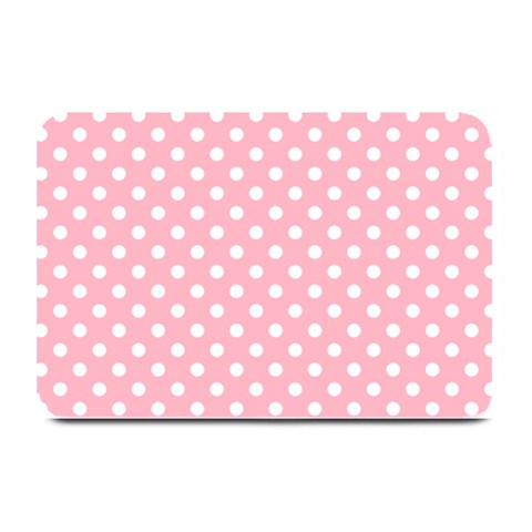 Polka Dots 18 x12  Plate Mat