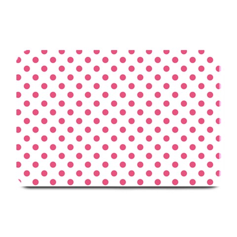 Polka Dots 18 x12  Plate Mat