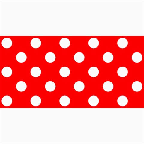 Polka Dots 8 x4  Photo Card - 2