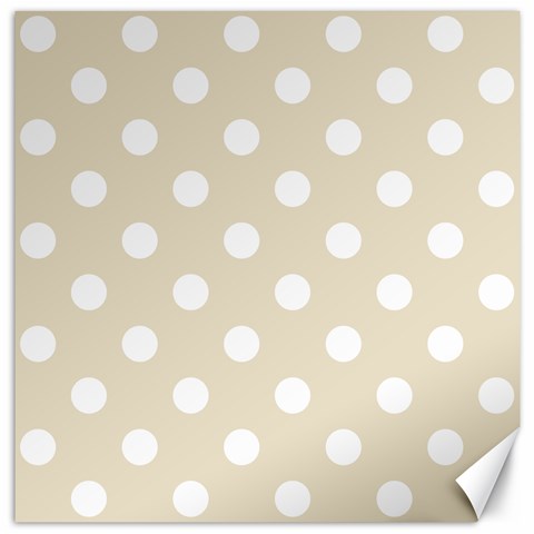 Polka Dots 15.2 x15.41  Canvas - 1