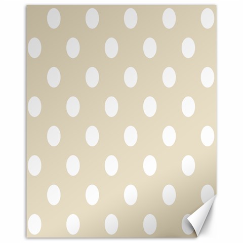 Polka Dots 15.75 x19.29  Canvas - 1