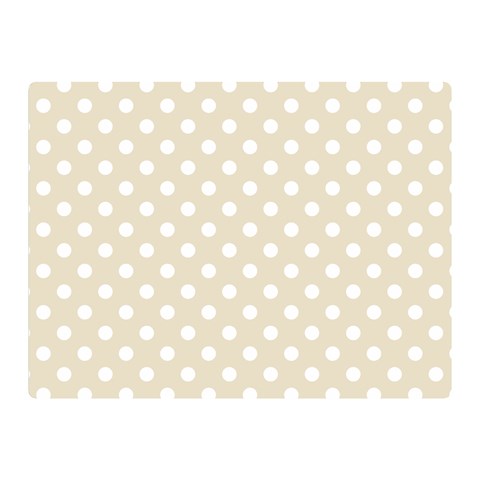 Polka Dots 35 x27  Blanket Back