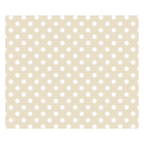 Polka Dots 50 x40  Blanket Back