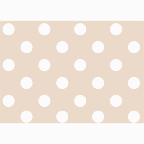 Polka Dots 7 x5  Photo Card - 2