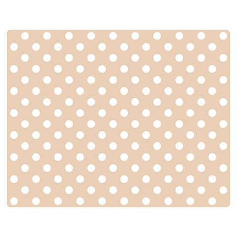 Polka Dots 60 x50  Blanket Back