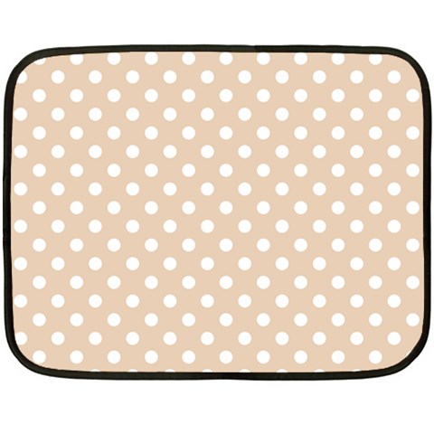 Polka Dots 35 x27  Blanket Back