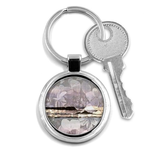 greenoceansquarre Key Chain (Round) from ArtsNow.com Front