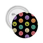 pastel smiley faces 2.25  Button