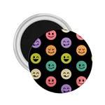 pastel smiley faces 2.25  Magnet