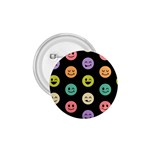 pastel smiley faces 1.75  Button