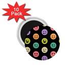 pastel smiley faces 1.75  Magnet (10 pack) 