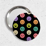 pastel smiley faces 2.25  Handbag Mirror