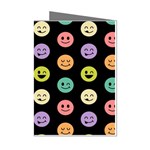 pastel smiley faces Mini Greeting Cards (Pkg of 8)