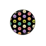 pastel smiley faces Hat Clip Ball Marker (10 pack)