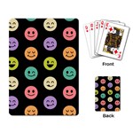 pastel smiley faces Playing Cards Single Design