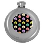 pastel smiley faces Hip Flask (5 oz)