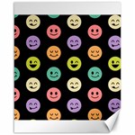 pastel smiley faces Canvas 16  x 20 